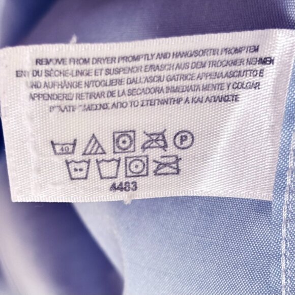 Brooks Brothers Womens Sz 8 Wrinkle-Free Button-Down Blouse 3/4 Sleeve Shirt EUC - Picture 10 of 11